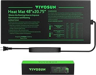 VIVOSUN Durable Waterproof Hydroponic Seedling Heat Mat 48" x 20.7"