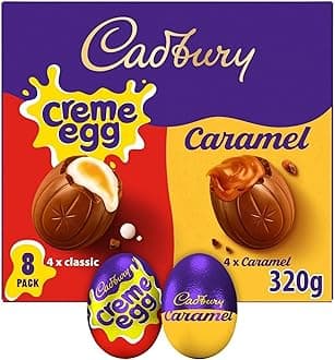 Creme Egg & Caramel Egg 8 Pack 320g