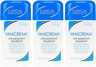 Vanicream Anti-Perspirant - Deodorant Clinical Strength For Sensitive Skin, 2.25 Oz Pack of 3