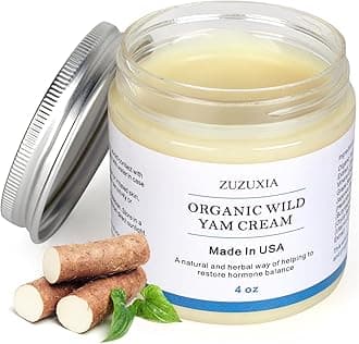 Wild Yam Cream, 4 OZ Unscented Organic Wild Yam Cream for Women Balance Support, Non-GMO, Paraben-Free, Hypoallergenic, Deep Nourishment for All Skin Types