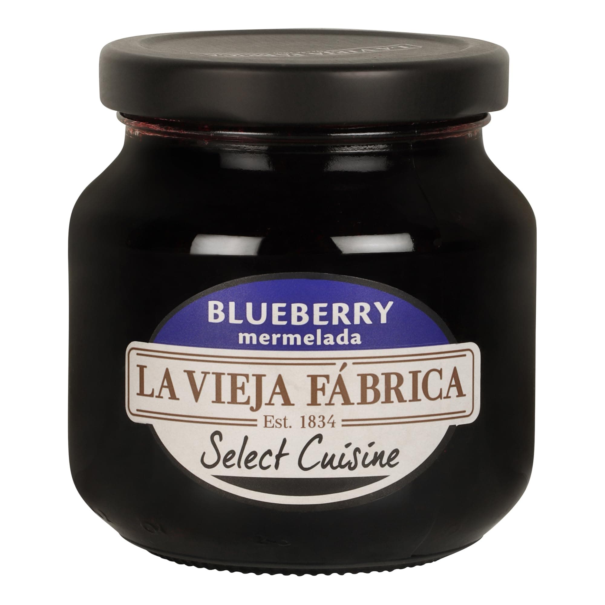 La Vieja Fabrica Select Cuisine Blueberry Mermelada 280g | Gluten-Free| Fruit Spread | No artificial flavors