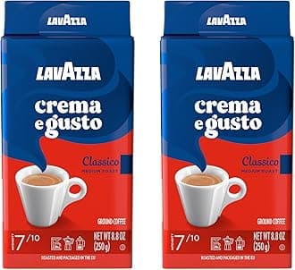 2 Pack Crema E Gusto Ground Coffee 8.8oz/250g Each