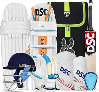 DSC Belter Kashmir Willow Complete Cricket Kit with Helmet