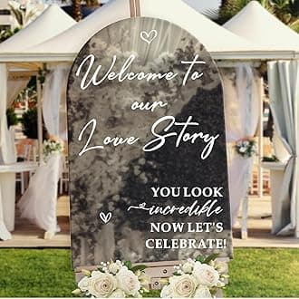 Wedding Welcome Signs Wedding Stickers Welcome to Our Love Story Sign Decals ...