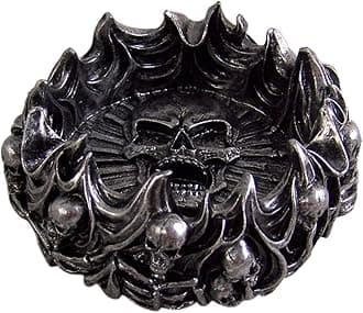 Gothic Skull and Bones Decorative Ashtray