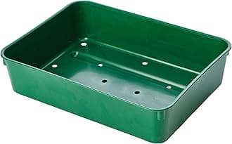 Stewart 2333004 22 cm Extra Deep Seed Tray with Holes - Green
