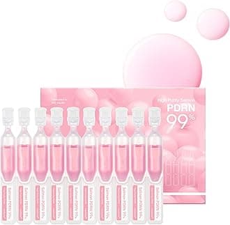 Salmon DNA PDRN Pink One Day Serum | 99% Salmon DNA PDRN Intensive Ampoule, Collagen, Glutathione, Hyaluronic Acid - Improves skin radiance | Korean skincare 0.05 fl.oz x 10ea