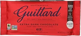 Guittard Baking Chips, 63% Extra Dark Chocolate, 11.5 oz