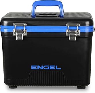 ENGEL 13qt Leak-Proof, Air Tight, Drybox Cooler and Small Hard Shell Lunchbox for Men and Women