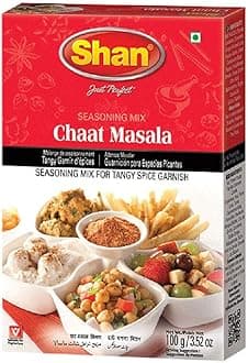 Chaat Masala Seasoning Mix (100g) - Spice Packets for Tangy and Spicy Garnish