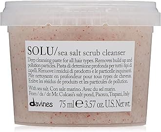 SOLU Sea Salt Scrub Cleanser | Refresh and Clarify Hair and Scalp | Remove Residue And Impurities
