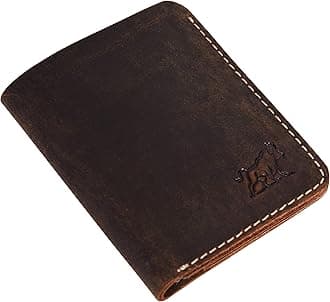 Hunter Slim Wallet | Minimalist Wallet & Small Wallet for Men | Card holder for Men & Women | Card Holder wallet | (Hunter Brown)