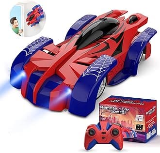 EpochAirWall Climbing Remote Control Car, Dual Mode 360° Rotating RC Stunt Cars with Headlight,Rechargeable Toys for Boys Gift for Boys 4 5 6 7 8-12 Year Old