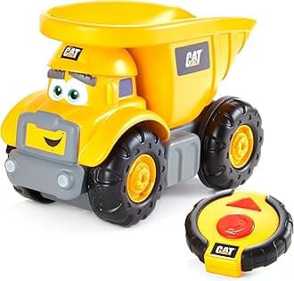 Caterpillar CAT Junior Crew Lil Mighty Remote Control, Battery Operated - Dump Truck