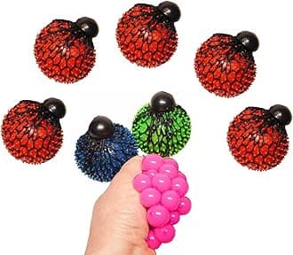Squishy Mesh Ball Fidget Toys, Stress Balls Alleviate Tension, Anxiety, Improve Your Focus and Stress Relief for Adults and Kids - Squishy Toys Gifts (Squishy Mesh, 1)