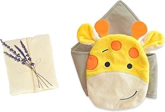 bebon Baby Colic, Gas and Upset Stomach Relief – Belly Hugger with All Natural Herbal Aroma Therapy – A Soothing Warmth Combined with Gentle Compression (Giraffe)