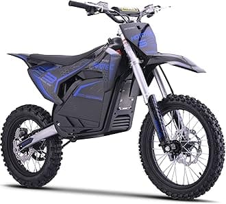 KOOZ 72v Pro 5000w Electric Dirt Bike for Adult,HP117E Electric-Motorcycle with 30AH Lithium Battery, Top Speed 50 MPH 40 Miles Range,Hydraulic Brakes Mountain Off-Road Ebike.