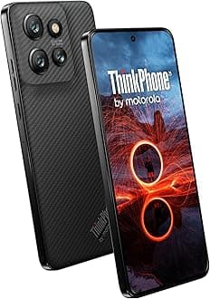 ThinkPhone 25 Dual-SIM 256GB ROM + 8GB RAM (GSM Only | No CDMA) Factory Unlocked 5G Smartphone (Carbon Black) - International Version