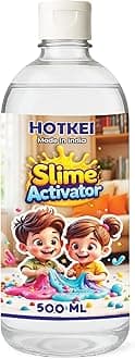 HOTKEI (500 ml) Slime Activator DIY Magic Toy Jelly Putty Making kit Set Borax Activator Liquid Gel Toy for Boys Girls Kids for Making Slime at Home