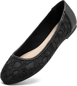 Women Shoes Cut Out Slip On Synthetic Lace Ballet Flats