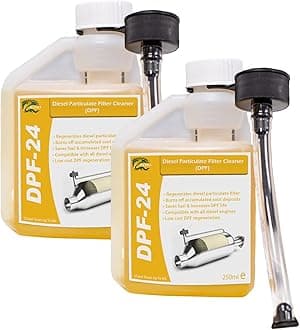 HYDRA DPF-24 DPF Cleaner, 2x 250ml treats up to 120L, DPF Filter Cleaning Diesel Particulate Filter Cleaner with DPF Cleaner Fluid for Reduced DPF Cleaner Cost Easy To Use Fuel Additive