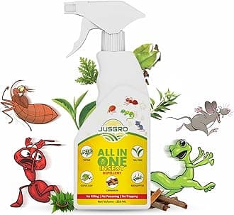All In One Insect/Pest Control Repellent For Ant, Cockroach, Rat, Lizard, BedBugs, Spider, Rat Repellent Spray | 100% Natural | No Kill Just Repel Easy to Use | Non-Toxic (250 ML)