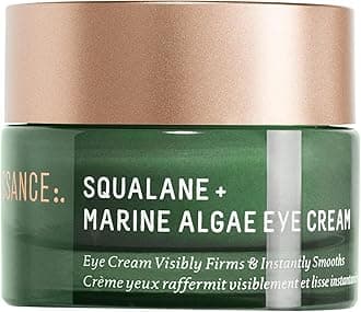 Biossance Squalane + Marine Algae Eye Cream - Lifting Eye Treatment for Fine Lines + Wrinkles - No Parabens or Synthetic Fragrance (15ml)