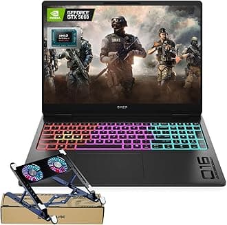 HP Omen MAX 16 RTX 5060 Pro Gaming Laptop, 16" WQXGA 240Hz, AMD Ryzen AI 9 HX 375(Beats Intel i9), NVIDIA RTX 5060, 64GB DDR5 RAM, 2TB SSD, RGB Keyboard, Wi-Fi 7, W11 P, Bundle with PCO Laptop Cooler