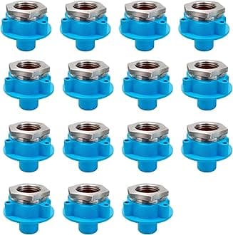 New Ware® Washing Machine Tap Adapter with PVC Thread Connect for Inlet Hose Pipe - Easy Installation, Secure and Leak-Proof Plumbing Solution (Pack of 15)