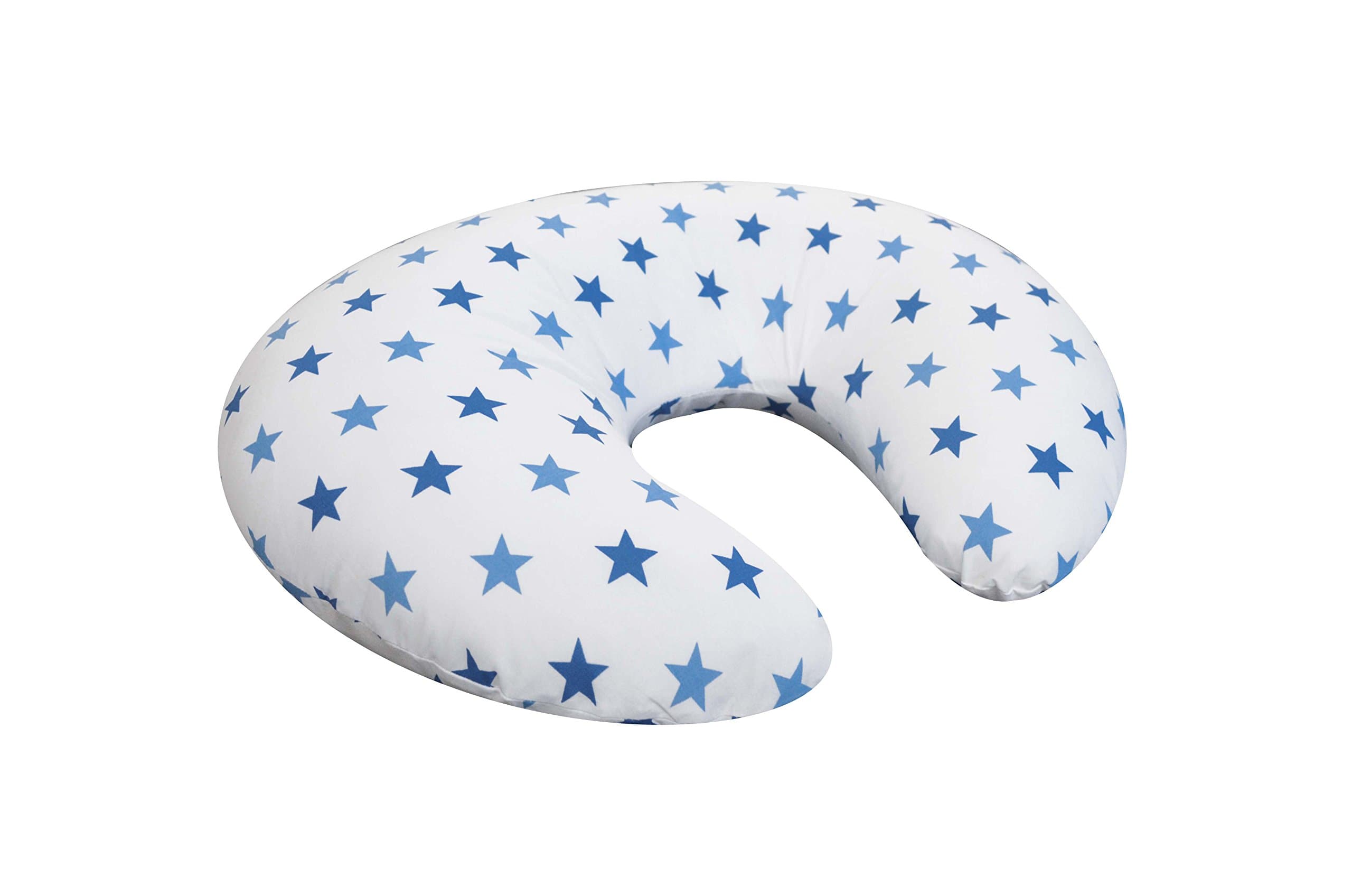 Cuddles CollectionTwinkle Star Nursing Pillow, Blue