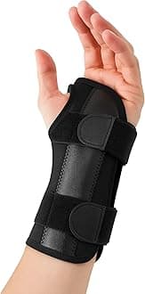 Carpal Tunnel Wrist Brace | Night Wrist Support Guard | Wrist Splint & Hand Brace | Carpal Tunnel Syndrome & Wrist Tendonitis Pain Relief with Forearm Compression | For Men & Women (Left Wrist Brace)