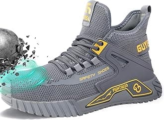 Steel Toe Shoes for Men Work Safety Industrial Protective Men’s Work Shoes for Construction Comfortable Lightweight Warehouse Factory