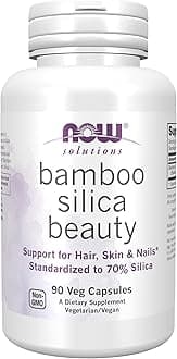 NOW Foods Bamboo Silica Beauty, 90 Vcaps, 150 g