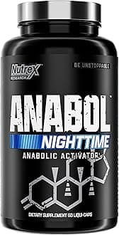 Anabol PM Nighttime Muscle Builder & Sleep Aid | Anabolic Muscle Building Supplement | Clinically Researched RIPFACTOR, Epicatechin & More | Post Workout Muscle Recovery & Strength – 60 Pills