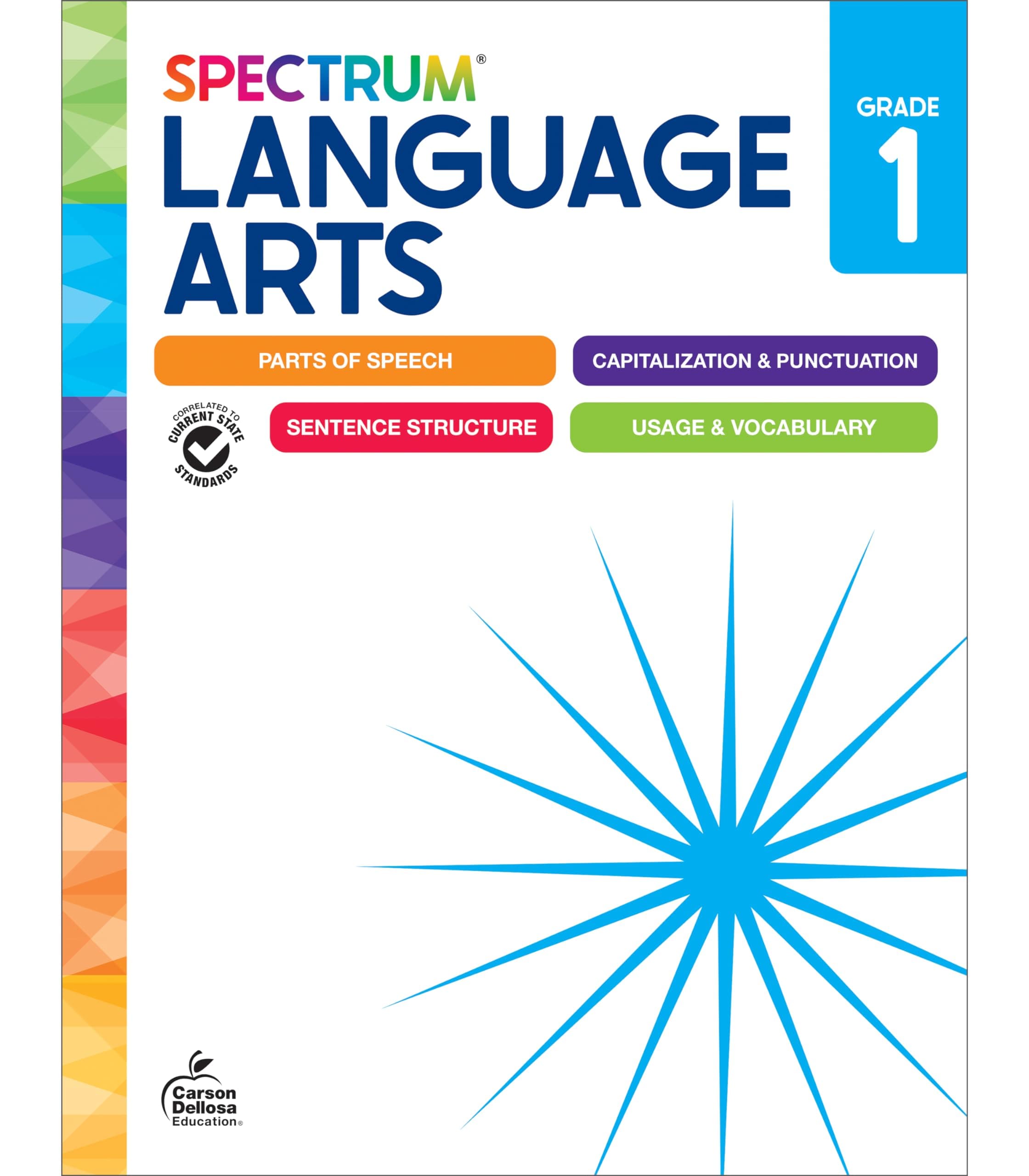 Spectrum Language Arts Workbook - Grade 1 - NEW