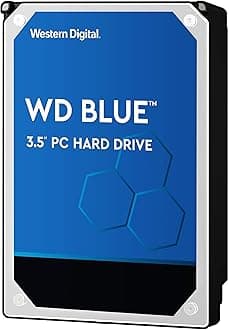 WD Blue 4TB PC Hard Drive - 5400 RPM Class, SATA 6 Gb/s, 64 MB Cache, 3.5in - WD40EZRZ (Renewed)