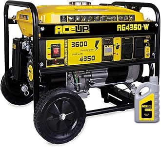 4350W Generator with Wheels