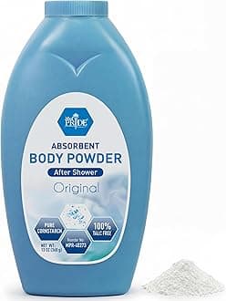 Talc Free Cornstarch Body Powder Original Scent, Moisture Absorbing Skin Care for Daily Freshness, Cruelty Free Formula, 13 Ounce Bottle