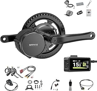 BAFANG 750W Mid Drive Kit,Mid Drive Ebike Conversion Kit Brushless Upgraded Motor with DPC080 Digital Display and 44T Chainring for Commuter Bike,Recumbent Trike,Mountain Bike,Cargo Bike