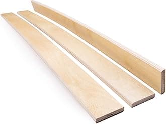 Pack of 10 Slats Birch Wood Sprung Bed Base Replacement Single Double 5 cm wide 590 mm Long