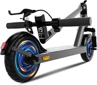 QnQ Electric Scooter, Powerful 500WPeak Motor, Max28Miles Long Range, Top Speed 19 MPH, 8.5" Tires,Long-Lasting Battery Life, Dual elastomer Suspension UL 2272 & 2271 Certified