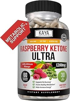Keto Diet Raspberry Ketone - Weight Loss Supplement, Appetite Control, Boost Metabolism - 60 Count