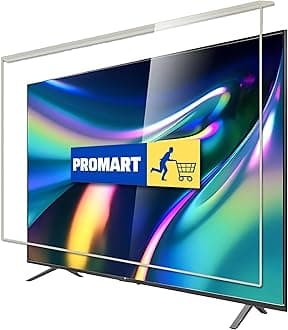 PROMART® 43 Inch TV Screen Protector – Tempered Glass Guard | 9H Hardness | Scratch Resistant | Crystal Clear Display Protection