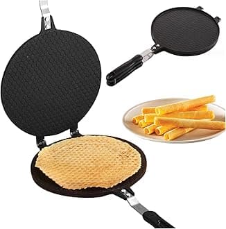 Presa Pan Tortilla Maker 7inch Non-Stick Tortilla Press and Cooker with Handle Heavy-Duty Aluminum Stove Top Tortilla Press Tortilla Press and Cooker Press Pan Stove Top Tortilla Press for Kitchen