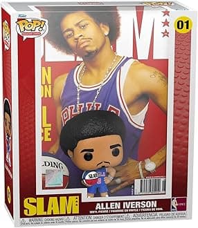Pop! NBA Cover: SLAM - Allen Iverson​​ Iverson - Collectable Vinyl Figure - Gift Idea - Official Merchandise - Toys for Kids & Adults - Sports Fans - Model Figure for Collectors and Display