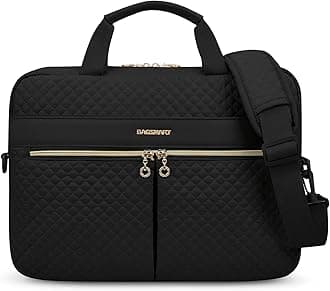 BAGSMART 15.6 17.3 Inch Laptop Bag, Briefcase for Women Large Laptop Case Computer Bag Office Business Travel