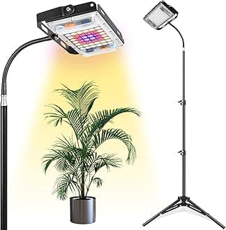 LED plant lamp with stand - full spectrum LED plant light