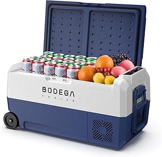 BODEGA BODEGACOOLER 12 Volt Car Refrigerator(38 Quart),Single Zone Car Fridge APP Control, (-4℉-68℉) Electric Compressor RV Fridge Cooler 12/24V DC and 100-240V AC for Outdoor,Travel,Camping