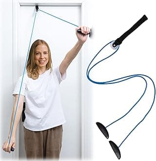 - Shoulder Pulley Over The Door Physical Therapy System, Exercise Pulley, Alleviate Shoulder Pain and Facilitate Recovery from Surgery