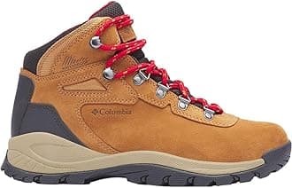 Women's Newton Ridge Plus Waterproof Amped, Elk/Mountain Red, 10.5
